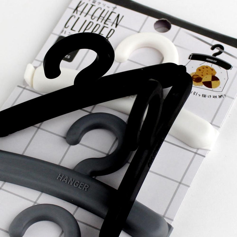 Clips (PP/Hanger-style/Closing Plastic Bags/6x11x1.5cm (4pcs))