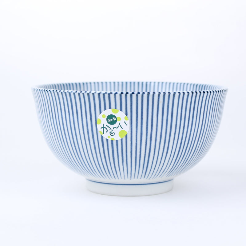 Bowl (Porcelain/Lightweight/Microwave & Dishwasher Safe/Kyotokusa Ten Grass/8.5cm/d.15.8cm/SMCol(s): Blue)