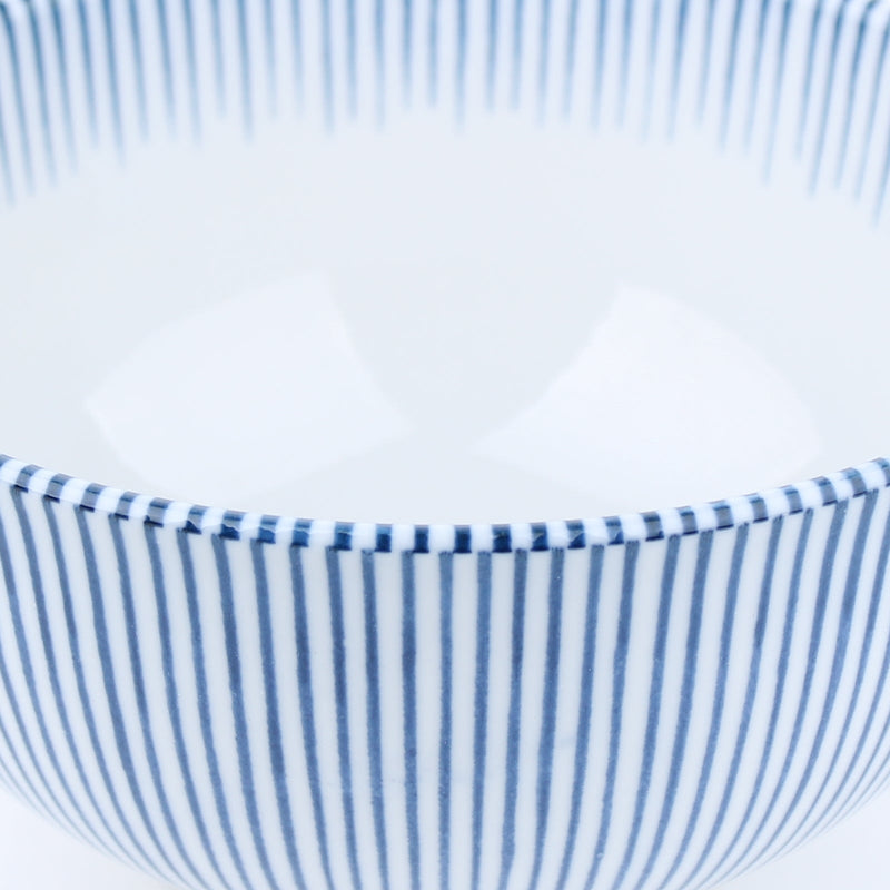Bowl (Porcelain/Lightweight/Microwave & Dishwasher Safe/Kyotokusa Ten Grass/8.5cm/d.15.8cm/SMCol(s): Blue)