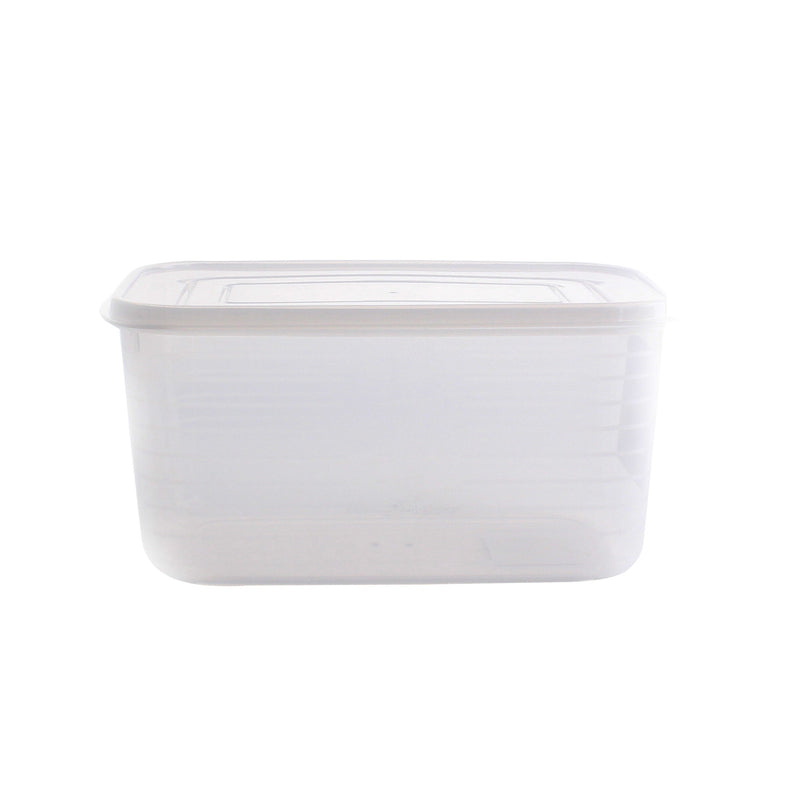 Clear Plastic Container with Lid (2.4L)