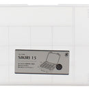 15-Section Semi-Transparent Storage Box