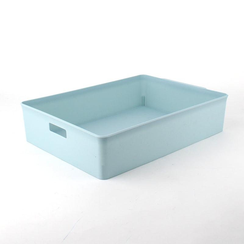 Container (w/Handle/LT BL/34x23.8x7.3cm)