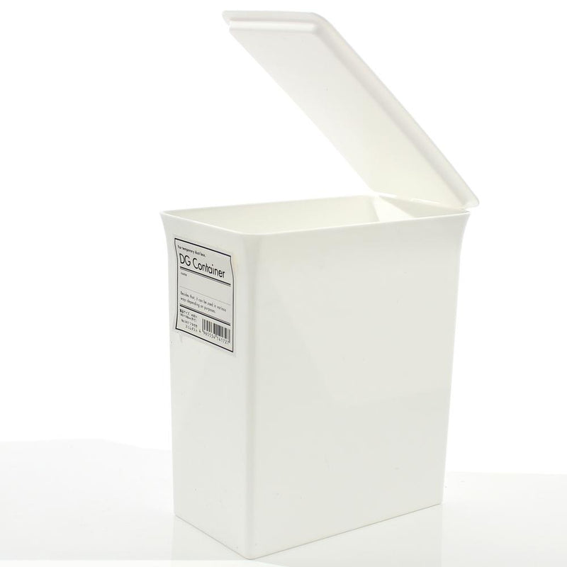 Dustbin (Polypropylene/With Lid/Slim/14x8x14.8cm)