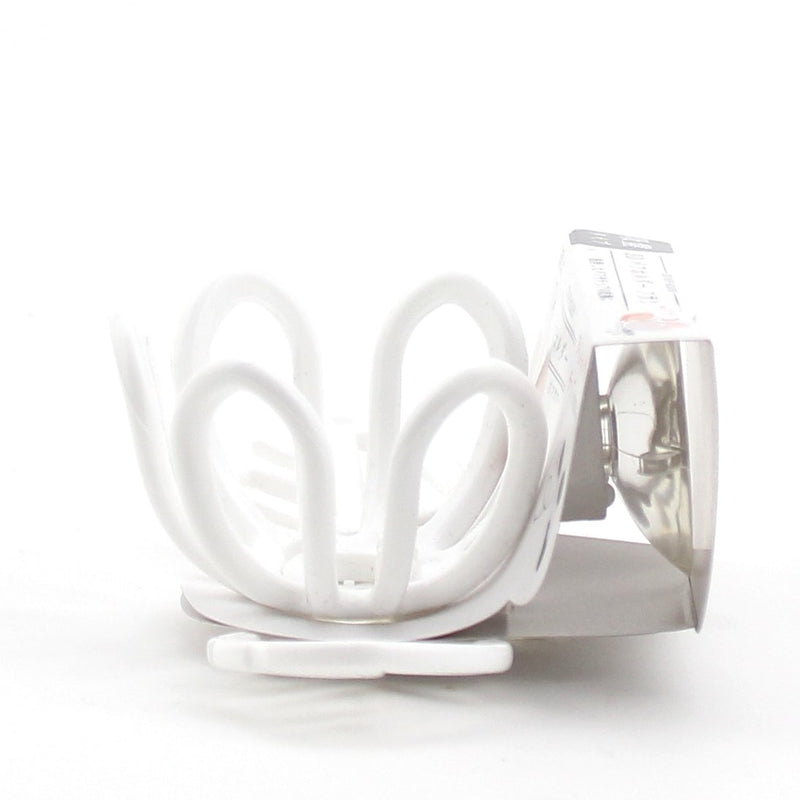Bath Pouf Holder (PP/With Suction cup/Cosmetics/3D-Flower/5x8.3x12.1cm)