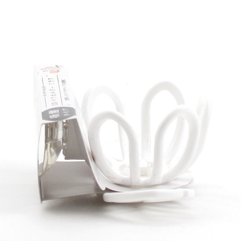 Bath Pouf Holder (PP/With Suction cup/Cosmetics/3D-Flower/5x8.3x12.1cm)