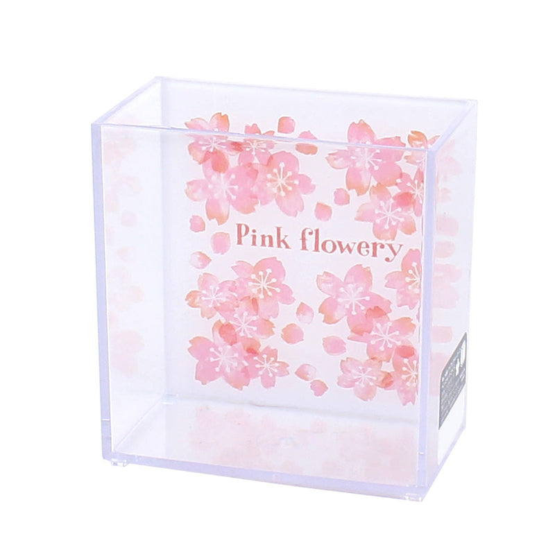 Cherry Blossom Clear Pen / Pencil Holder