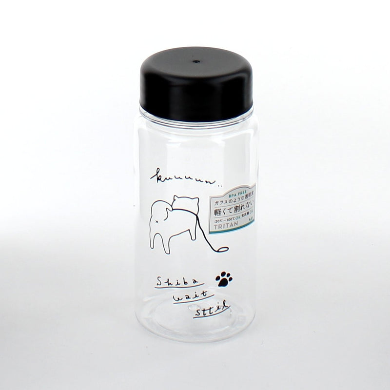 Water Bottle (Saturated Polyester/PP/With Lid/Dishwasher Safe/Bear/Dog/Cat/350mL/14.2cm/d.6.5cm)