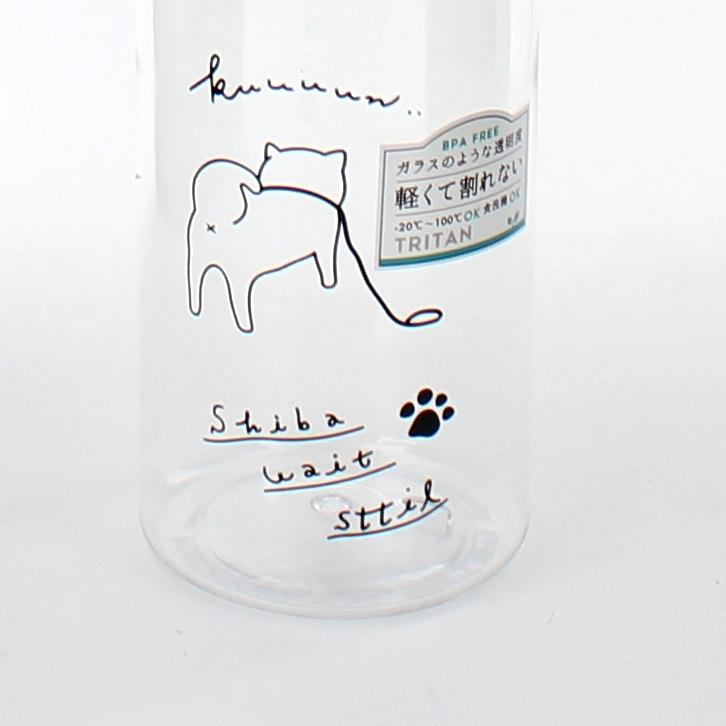 Water Bottle (Saturated Polyester/PP/With Lid/Dishwasher Safe/Bear/Dog/Cat/350mL/14.2cm/d.6.5cm)