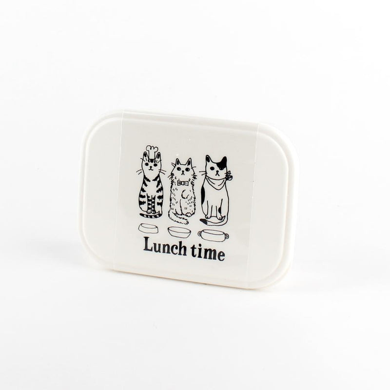 Plastic Lunch Box (Polypropylene/With Partition/Animal/14.4x10.6xH4.4cm / 480mL)