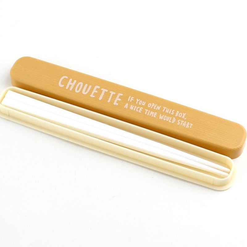 Chopsticks With Case (PE/w/Case/BE/WT/18cm*19.2x3x1.4cm (1pr))