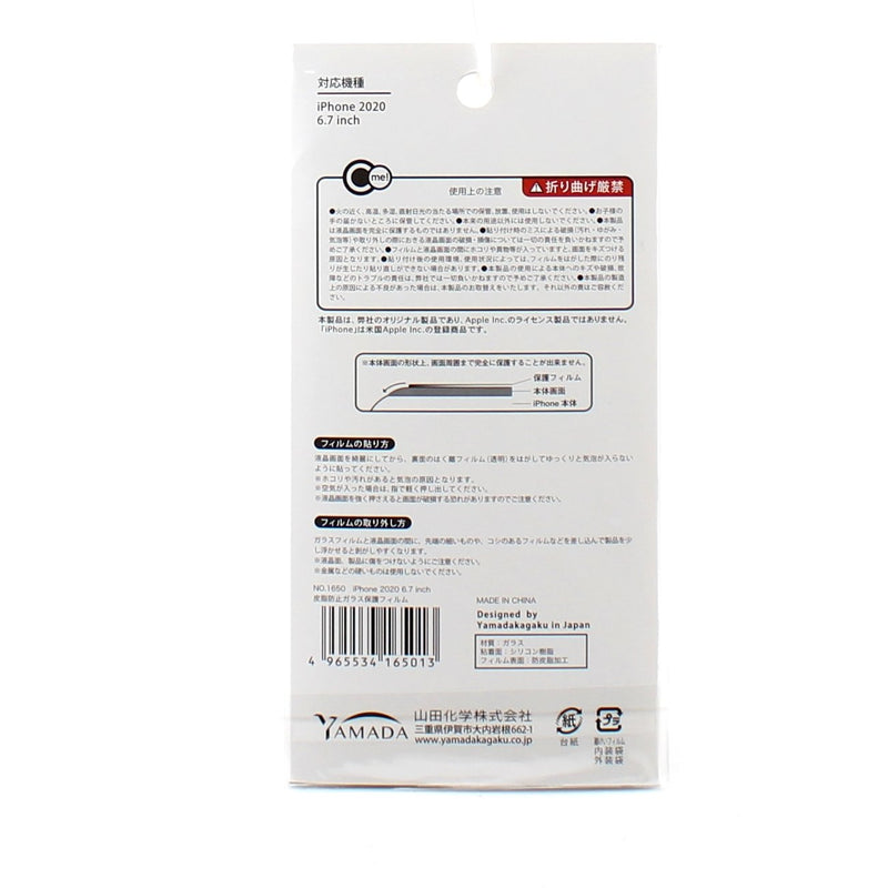 Phone Glass Protector Film (Glass/iPhone 12 Pro Max/6.7")