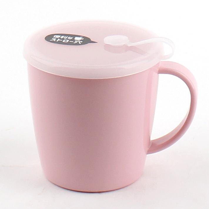 Plastic Mug With Lid (Polypropylene/Polyethylene/with Lid/9.2x10.6x8.9cm / 300ml)