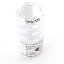 5-Section Stackable Clear Roud Storage Case with Lids