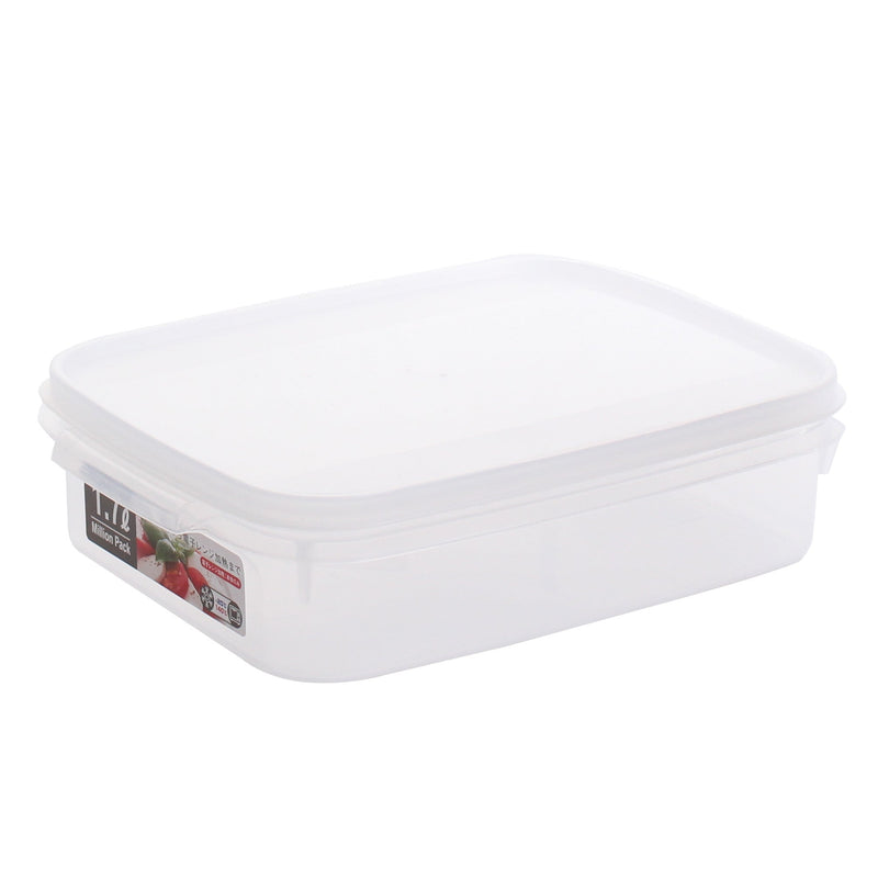 Microwavable Clear Plastic Food Container (1.7L)