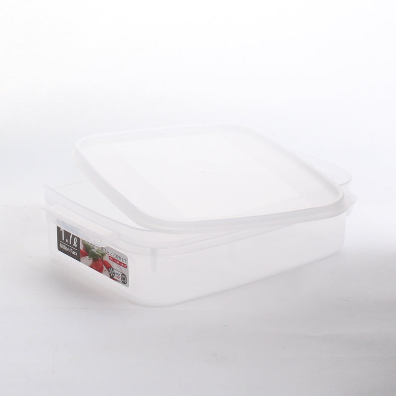 Microwavable Clear Plastic Food Container (1.7L)