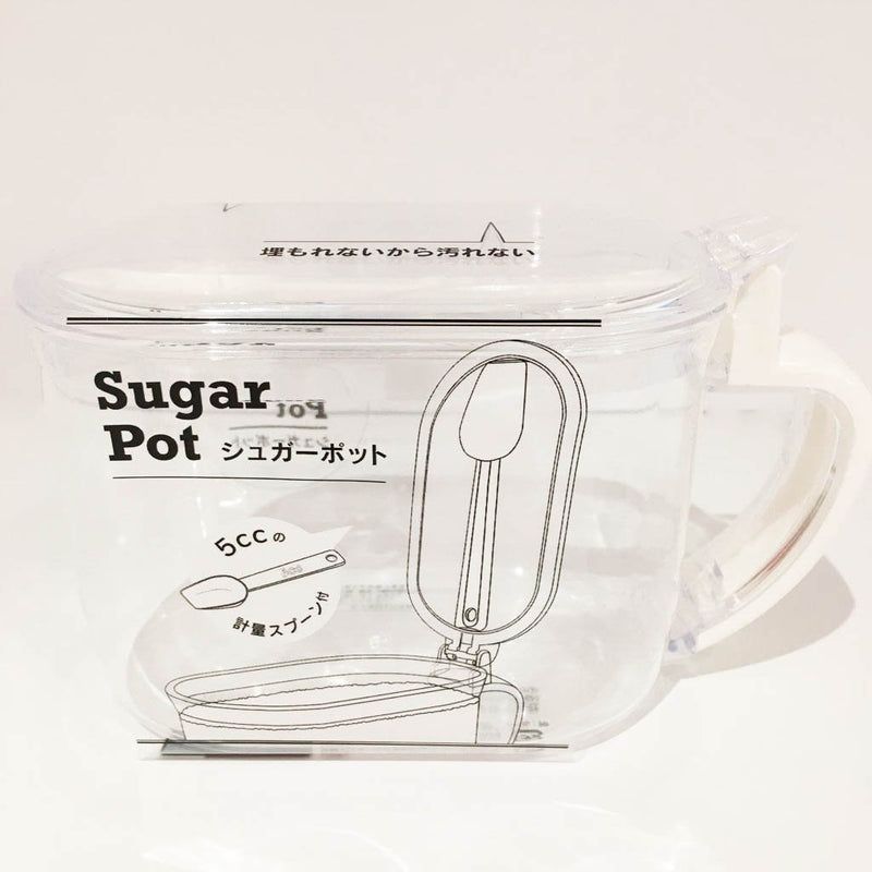 Container with Spoon (BL/WT (2pcs))