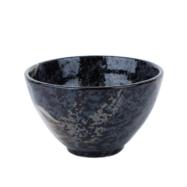 Akeyo Arabake Rough Brush Stroke Porcelain Bowl d.13.3cm