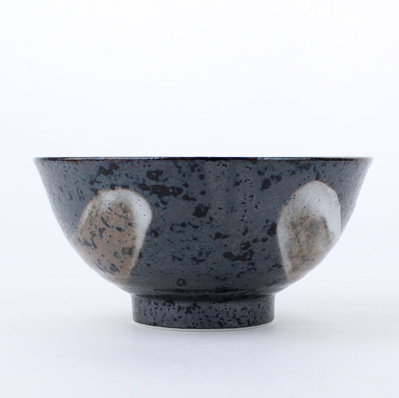 Akeyo Arabake Rough Brush Stroke Porcelain Bowl