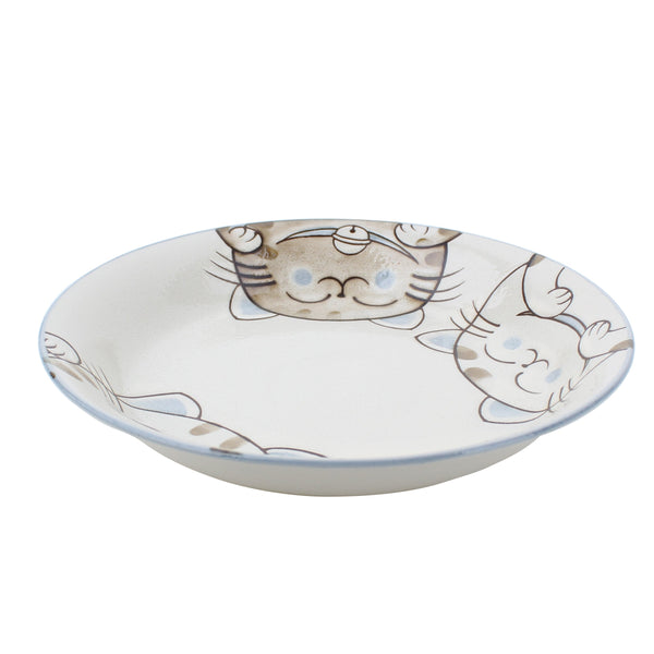 Crystal Cat Ceramic Curry Plate