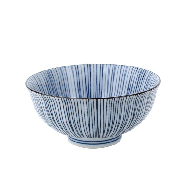 Round Hosotokusa Thin Ten Grass Porcelain Bowl d.11.6cm