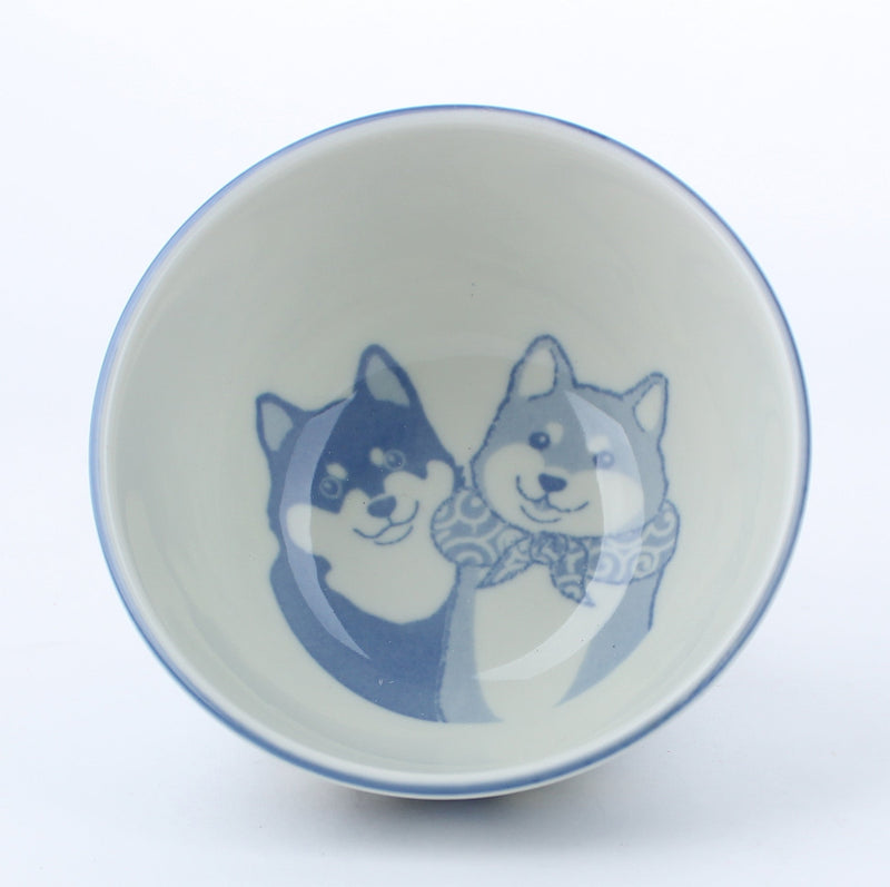 Shiba Dog Porcelain Bowl