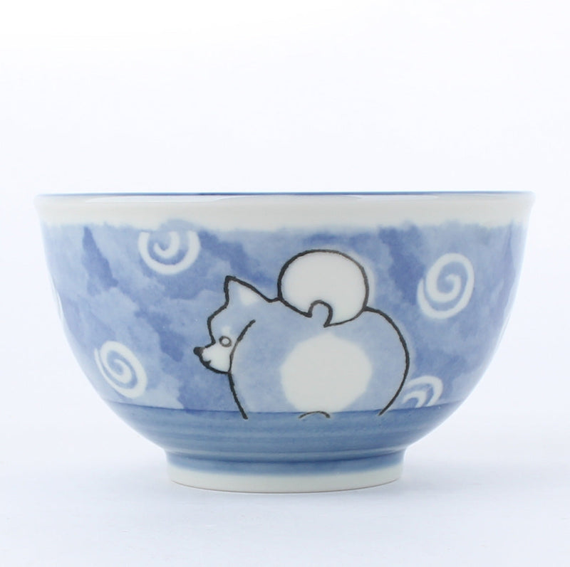 Shiba Dog Porcelain Bowl
