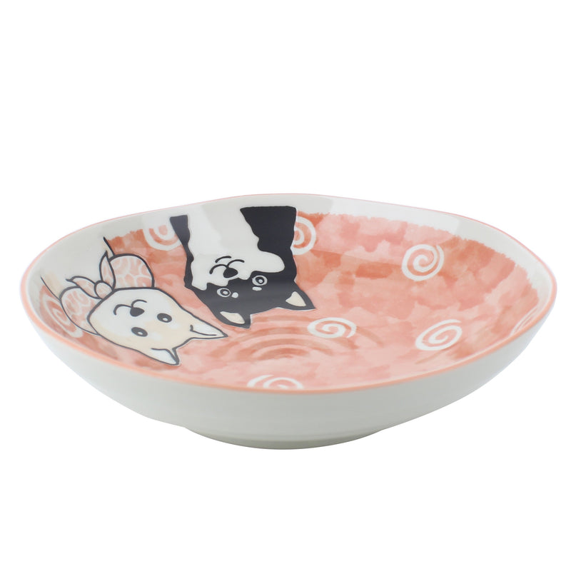 Shiba Dog Porcelain Deep Plate