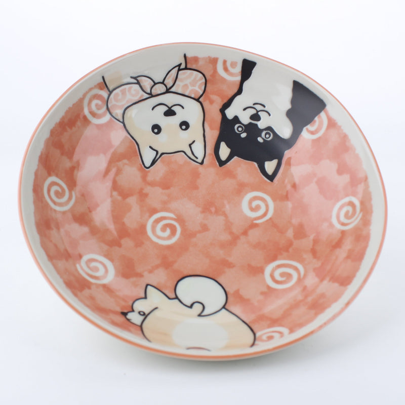 Shiba Dog Porcelain Deep Plate