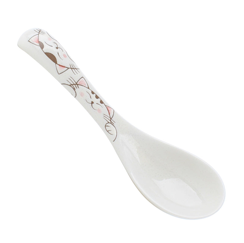 Crystal Cat Porcelain Soup Spoon