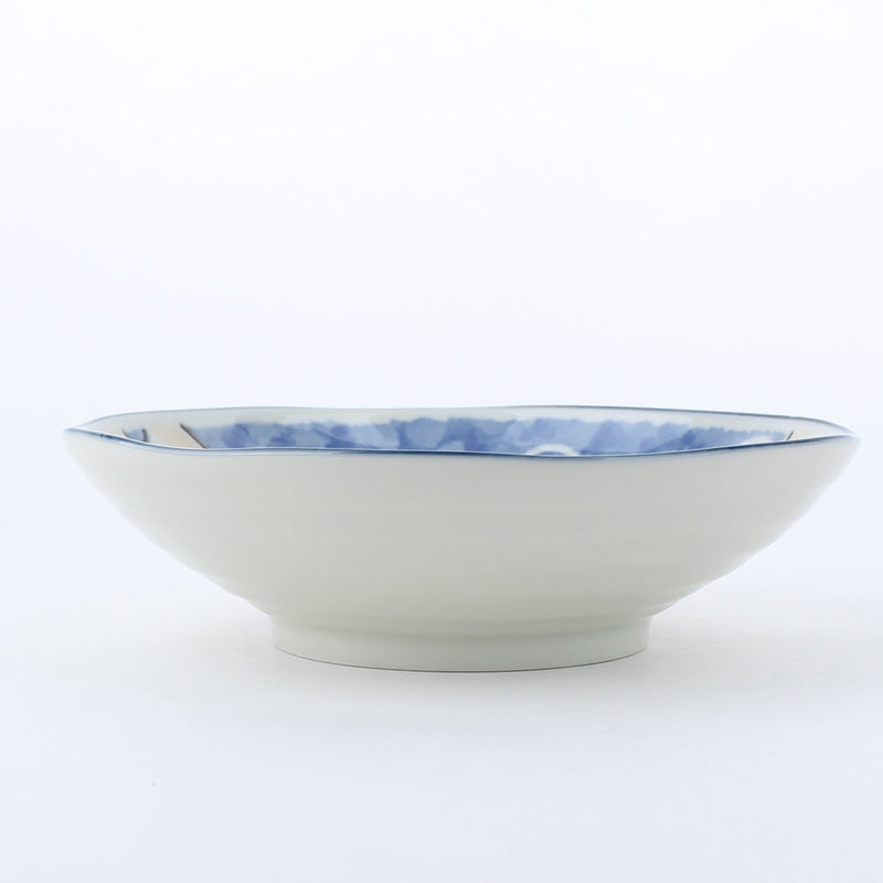 Shiba Dog Porcelain Shallow Bowl