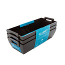 Brown Small Storage Basket with Handle (Set of 3)