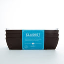 Brown Small Storage Basket with Handle (Set of 3)