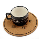 Trivet (Cork/MDF/Typography/0.7cm/d19cm)