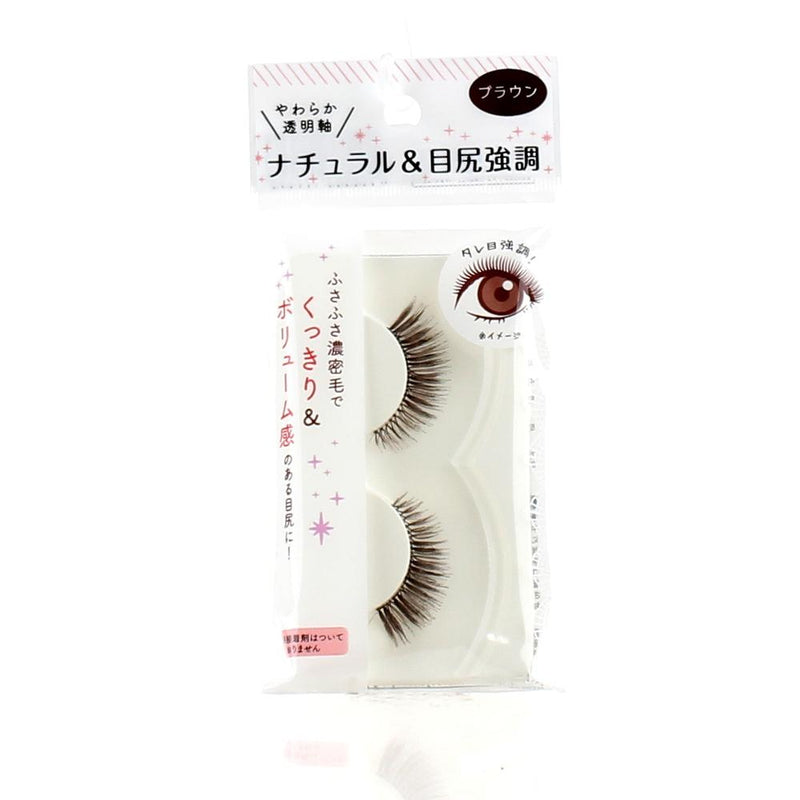 False Eyelashes (Clear Band/*Glue Not Included/Dense and Voluminous)