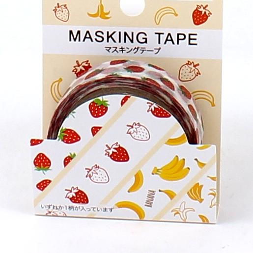 Strawberries & Bananas Masking Tape