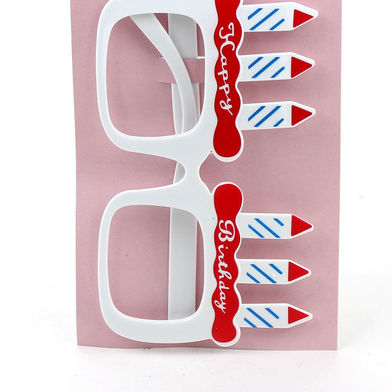Party Glasses (ABS/Birthday/Candles/14x8.5cm)