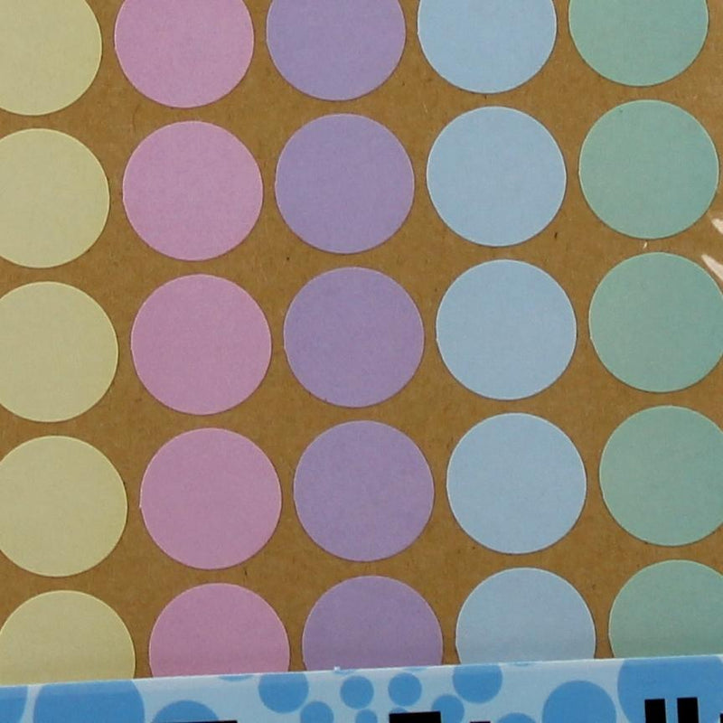 Label Stickers (Circle/5xCol/d.1.5cm (350pcs))