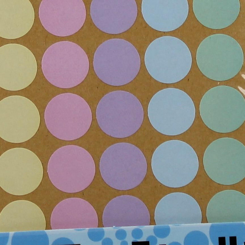 Label Stickers (Circle/5xCol/d.1.5cm (350pcs))
