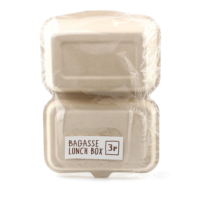 Disposable Food Boxes (Bagasse/Disposable/ Rectangle/BE))