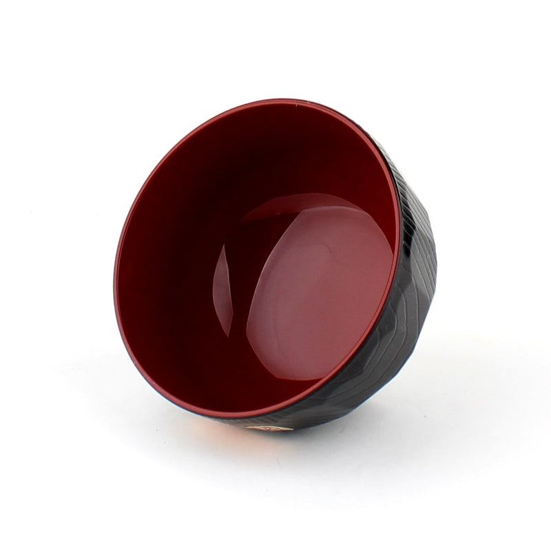 Lacquer Bowl (Dishwasher Safe/BK/RD/d.11x7cm)
