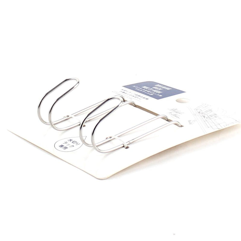 Hooks (Stainless-Steel/Draining Basket/4x1.5x7cm (2pcs))