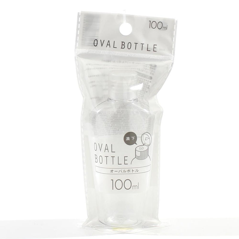 Bottle (PET/Oval/3.3x5.3x12.5cm / 100mL)