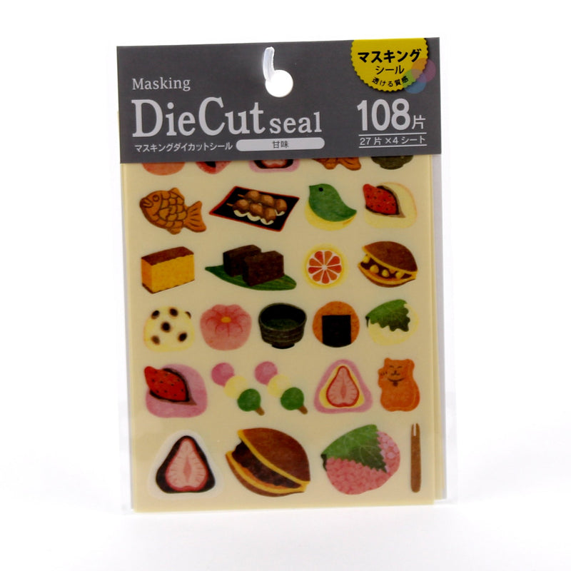 Washi Sticker (Japanese Confections/~2.1x2.7cm (108pcs))