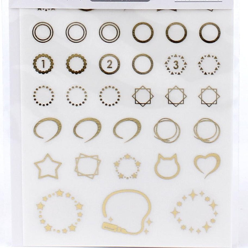 Circle Clear Stickers (72pcs)