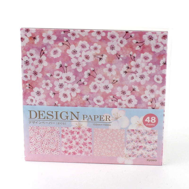 Origami Design Paper (Cherry Blossom/15x15cm (48 Sheets))