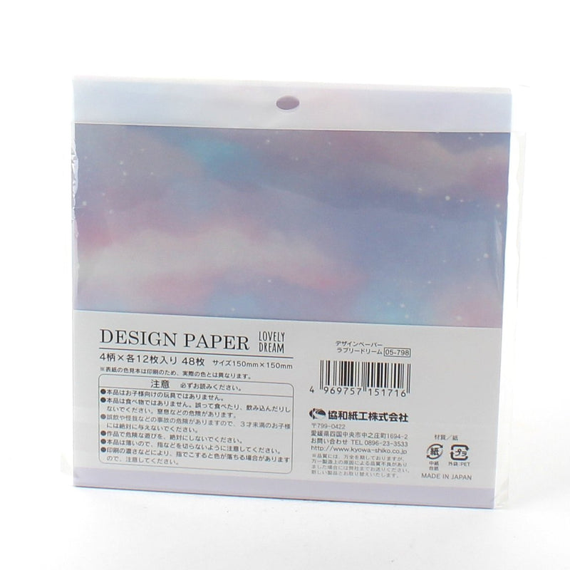 Origami Design Paper (Paper/Dreamy/15x15cm (48pcs))