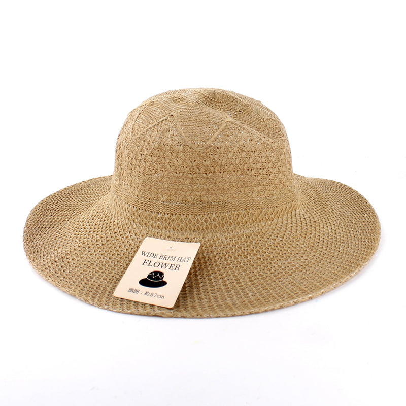Hat (Wide Brim/Flower/HC: 57cm)