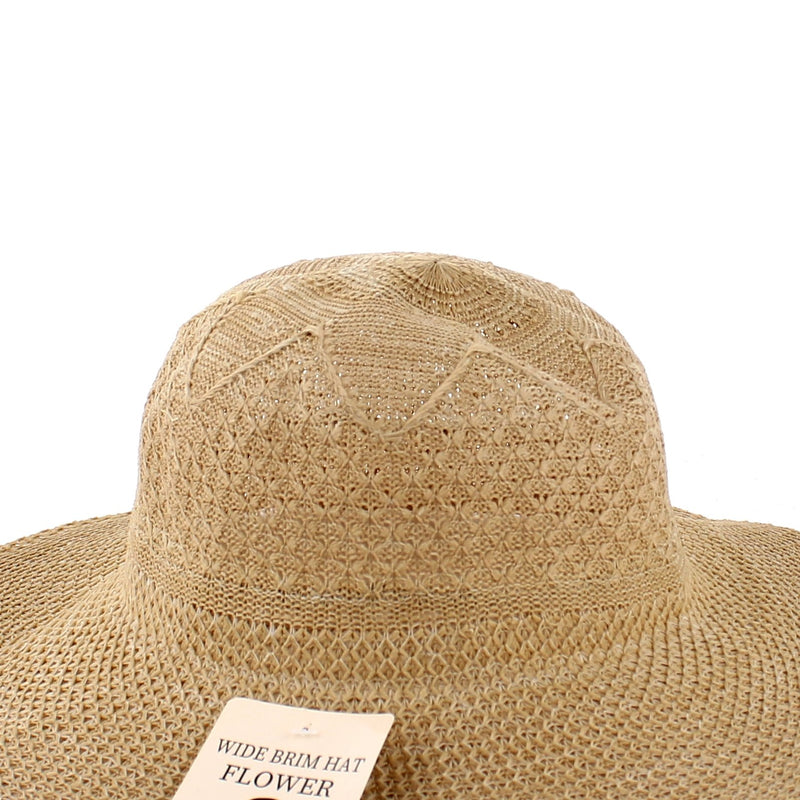 Hat (Wide Brim/Flower/HC: 57cm)