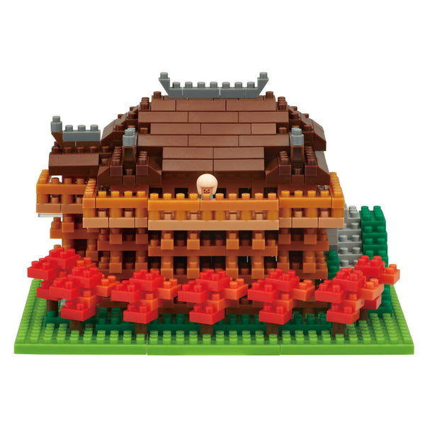 Nanoblock Landmark (Kiyomizu Temple/Sight to See/620 pieces/Sz Inch: W4.72*H2.91*D3.14/Kawada)