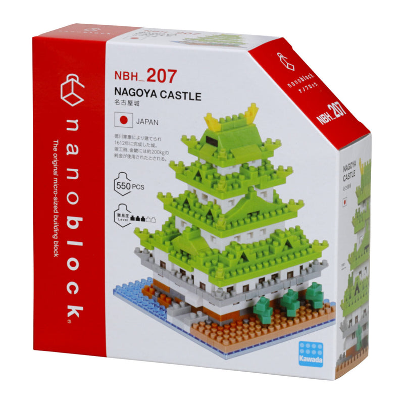 Nanoblock Landmark (Nagoya Castle/Sight to See/550 pieces/Sz Inch: W3.14*H3.73*D3.14/Kawada)